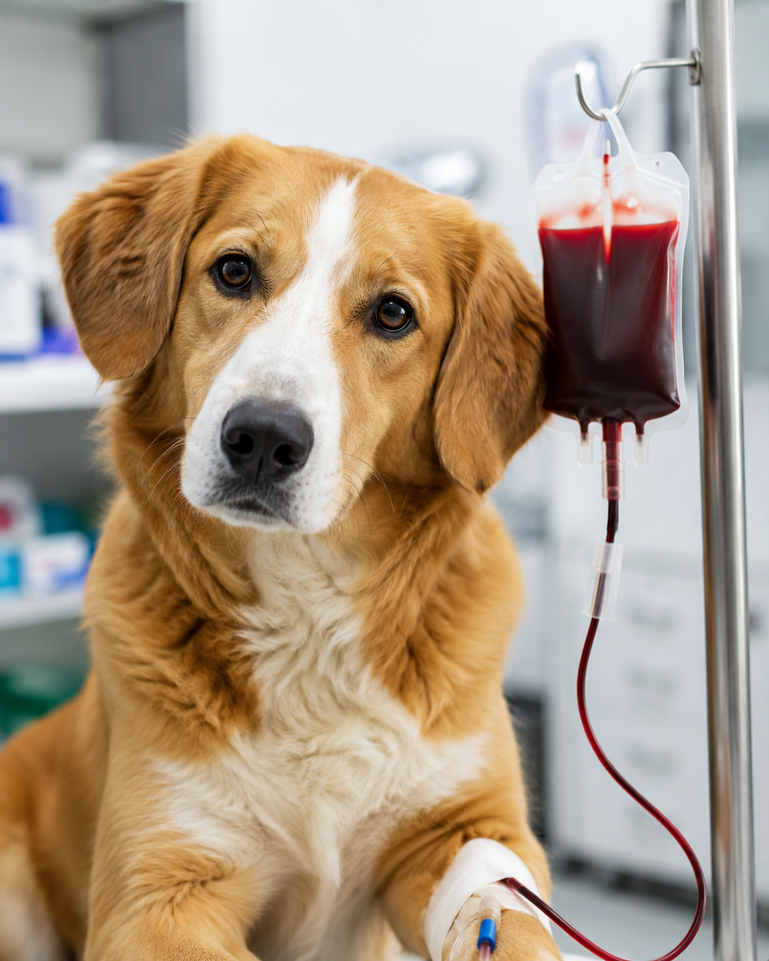 Transfusão de sangue em animais